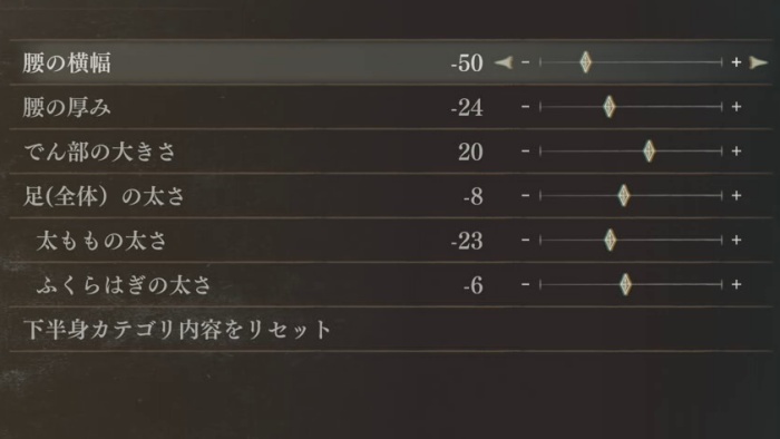 フリーレン　下半身